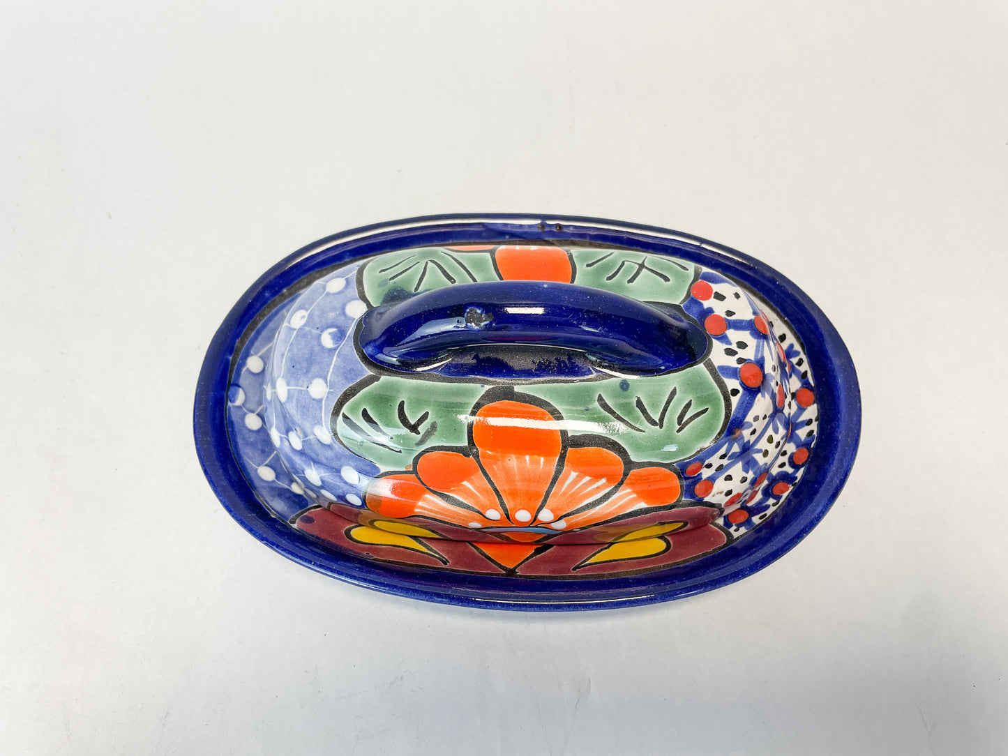 Talavera Butter Dish Mexican Butter Dish Butter Holder Mexican Pottery Talavera pottery