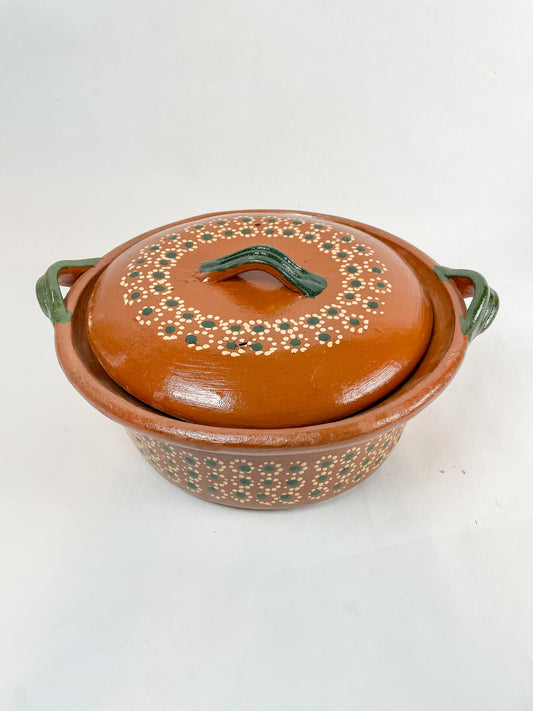 Michoacan Mexican Clay Cazuela Cooking Pot Lead Free Authentic Clay Pots Sarten de Barro Hondo Casuela