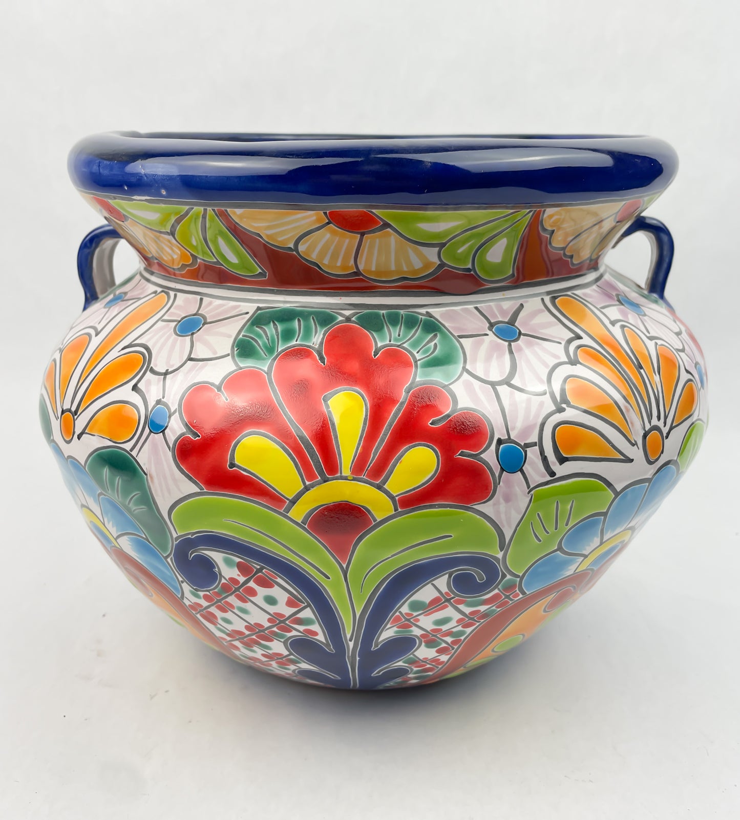 Talavera Flower Pots 10 Inches Talavera pottery Michoacana Planter