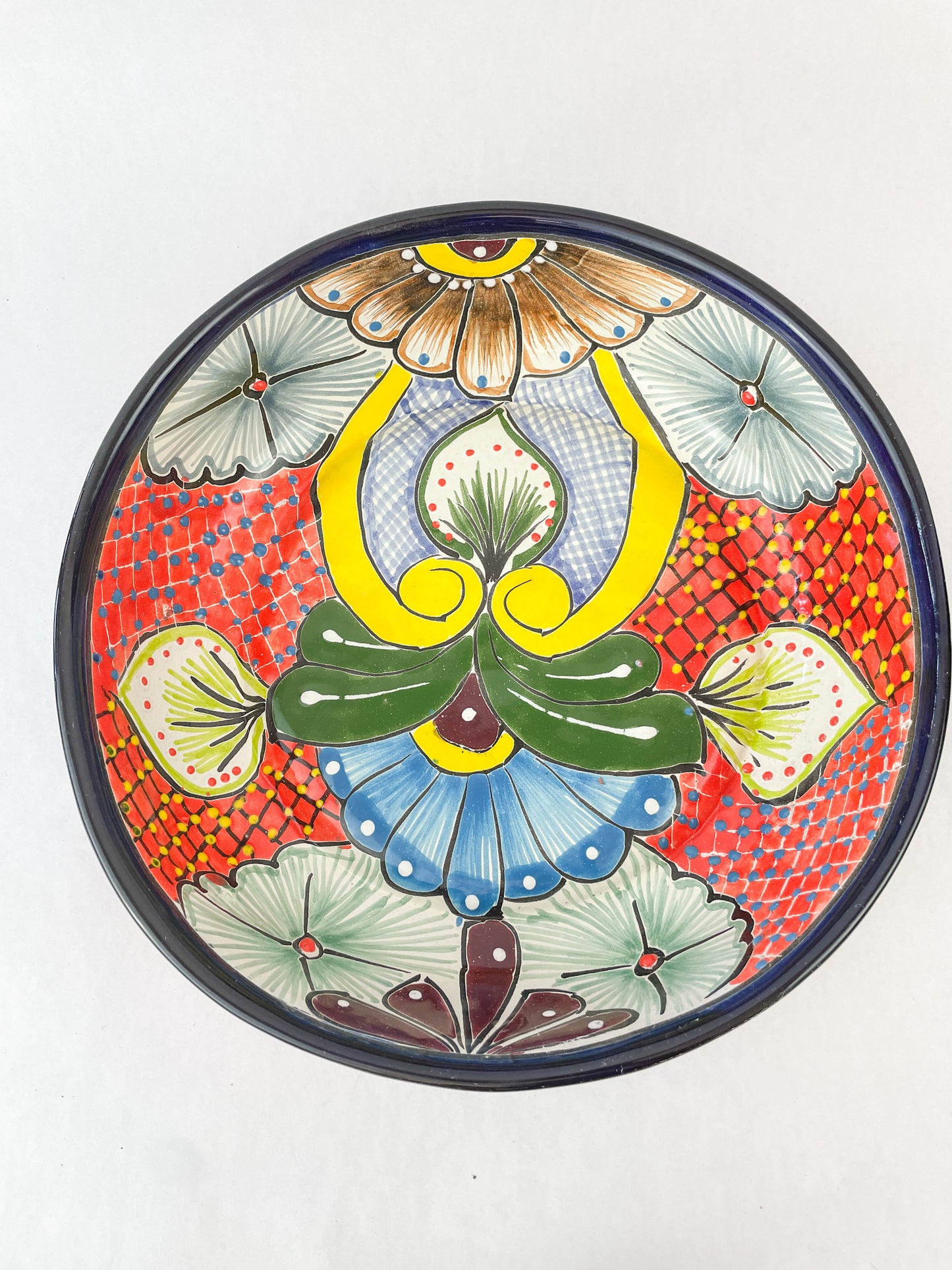 Talavera Serving Bowl Mexican Serving Platters Mexican Food Platters Colorful