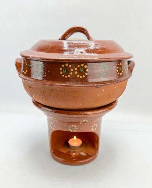 Michoacan Mexican Chafing Dish Bracero De Barro Anafre de Barro Mexican Buffet Mexican Party Food Mexican Food Warmer
