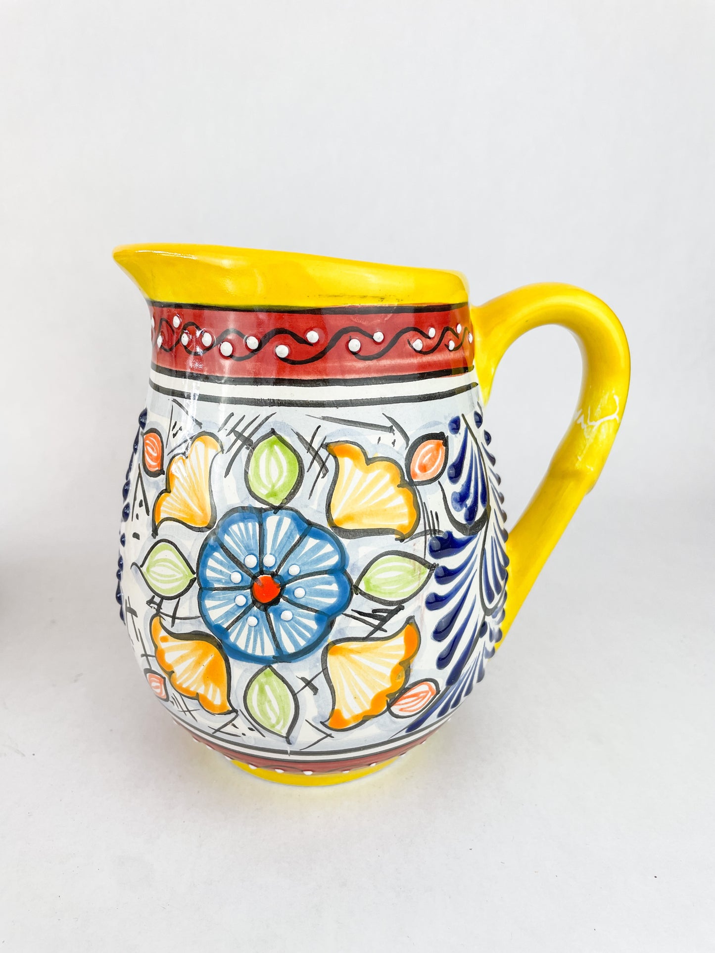 Mexican Dinnerware Set 14 pc DISCOUNTED Talavera Tea Set Mexican Pottery Set Vajilla de Barro