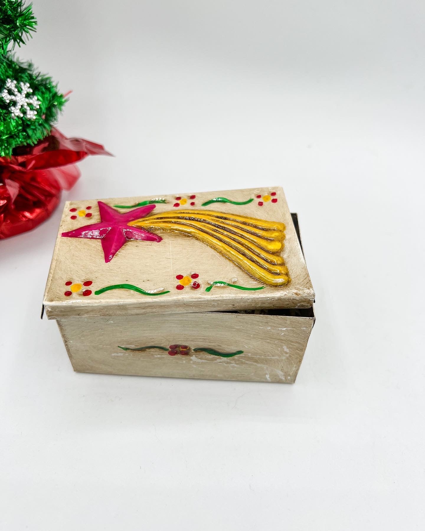 Mexican Tin 3 In. Nativity Set With Box Christmas (10 Pieces) Nacimiento Mini