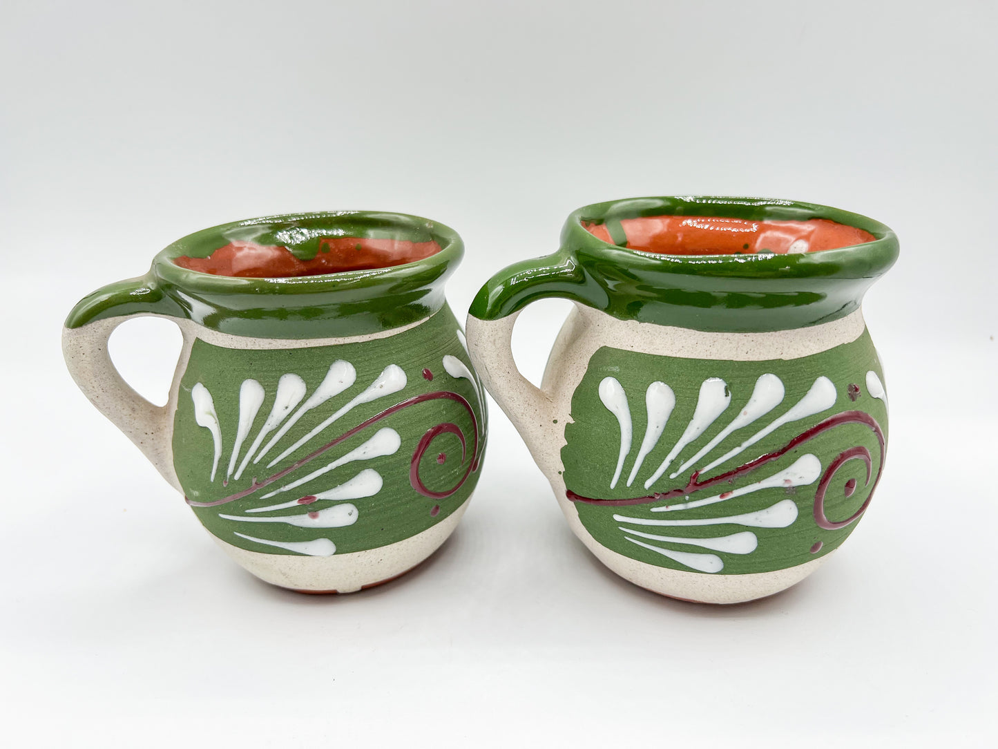 Mexican Mugs 2pc Set Mexican Cups For Drinks Handmade Coffee Mugs