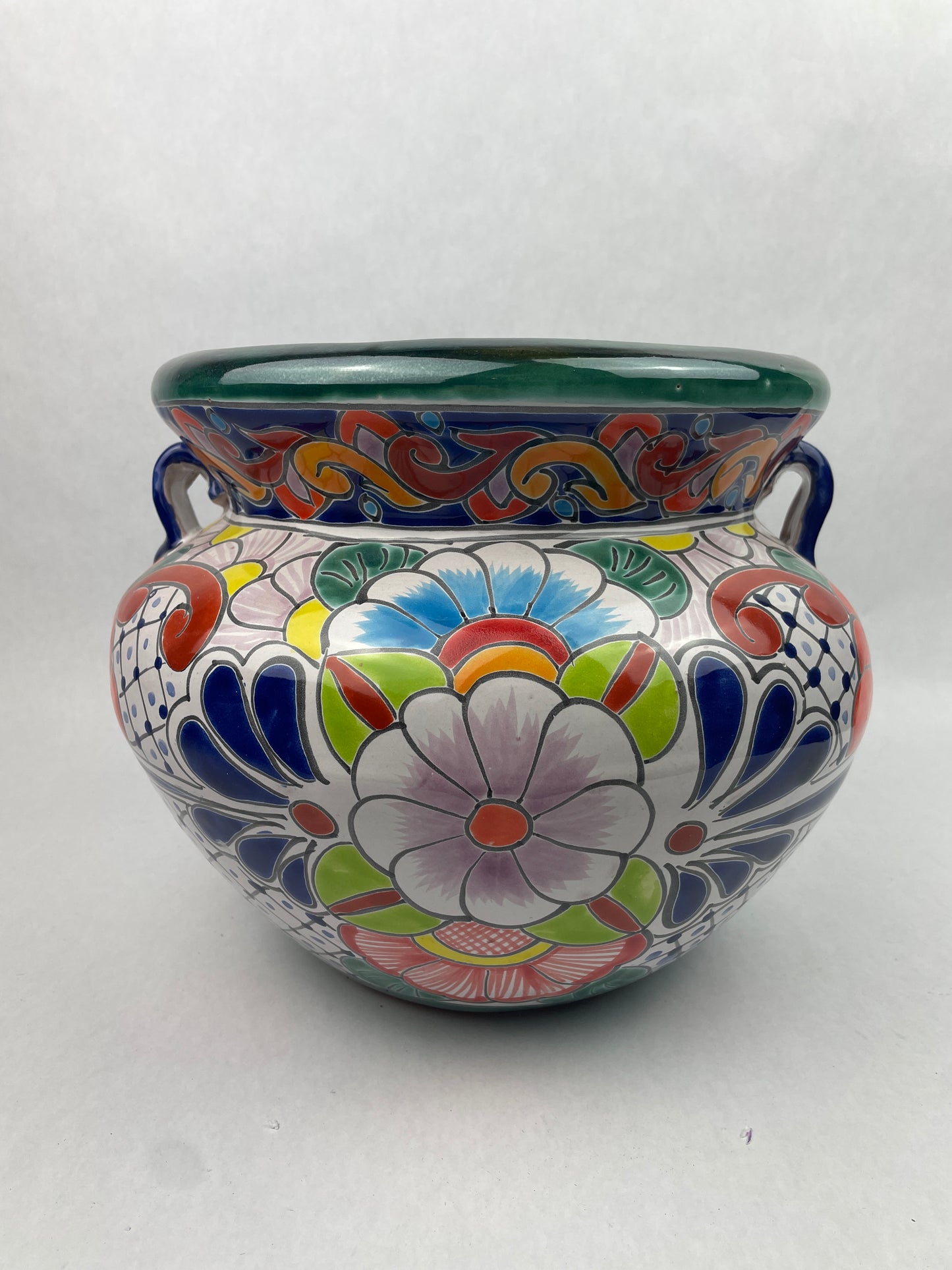 Talavera Flower Pots 10 Inches Talavera pottery Michoacana Planter