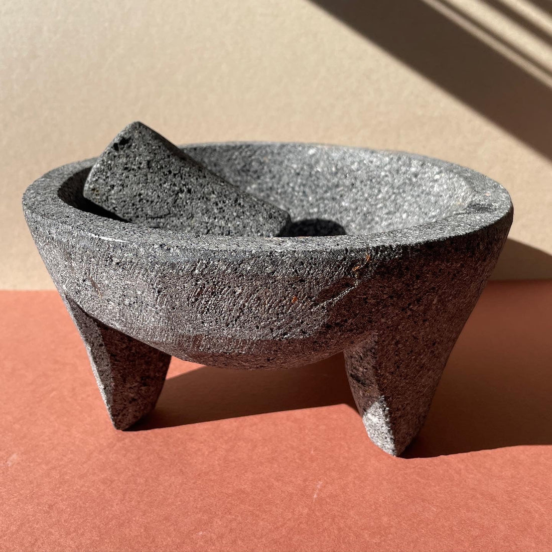 Why do you cure a molcajete?