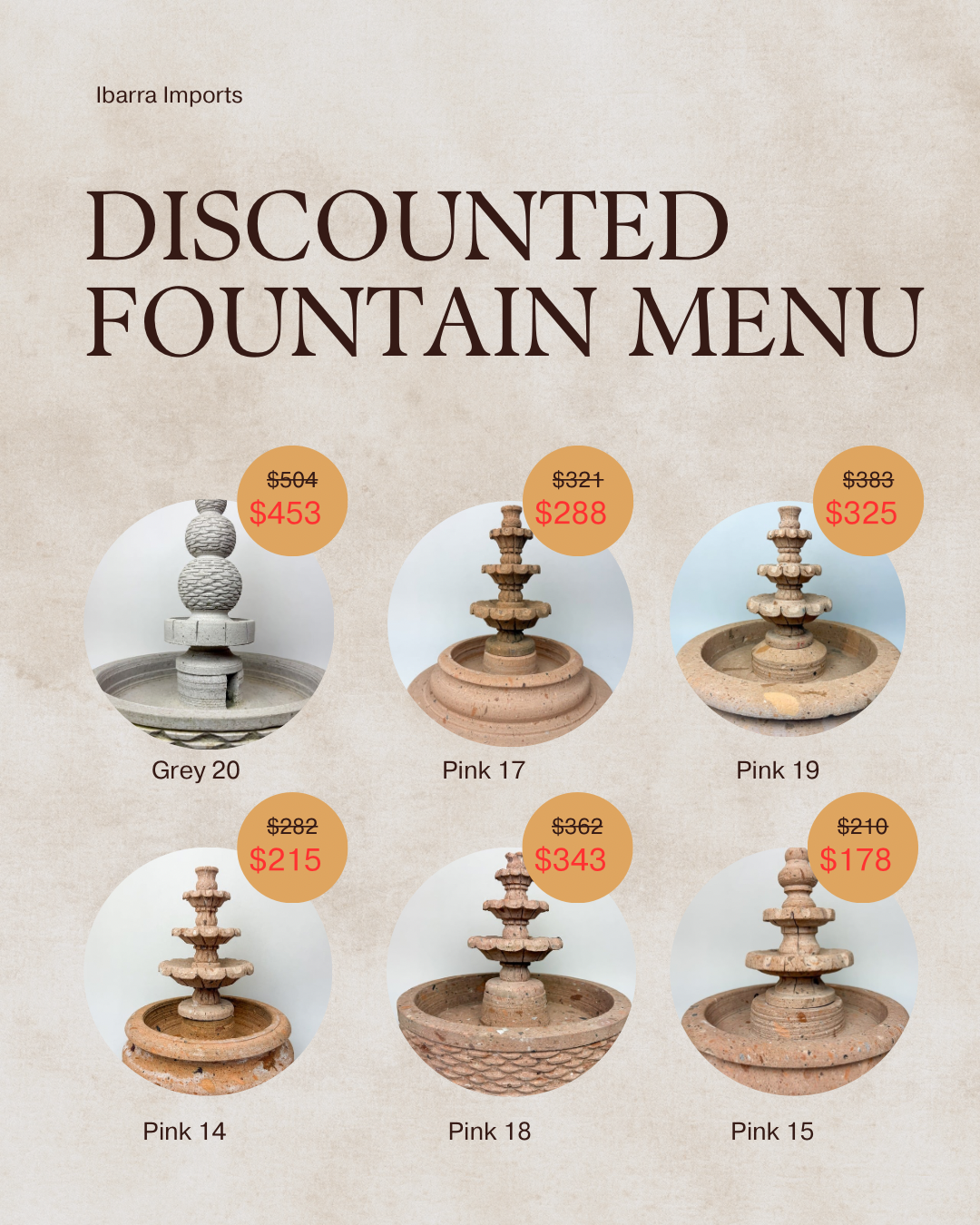 Sandstone Fountains