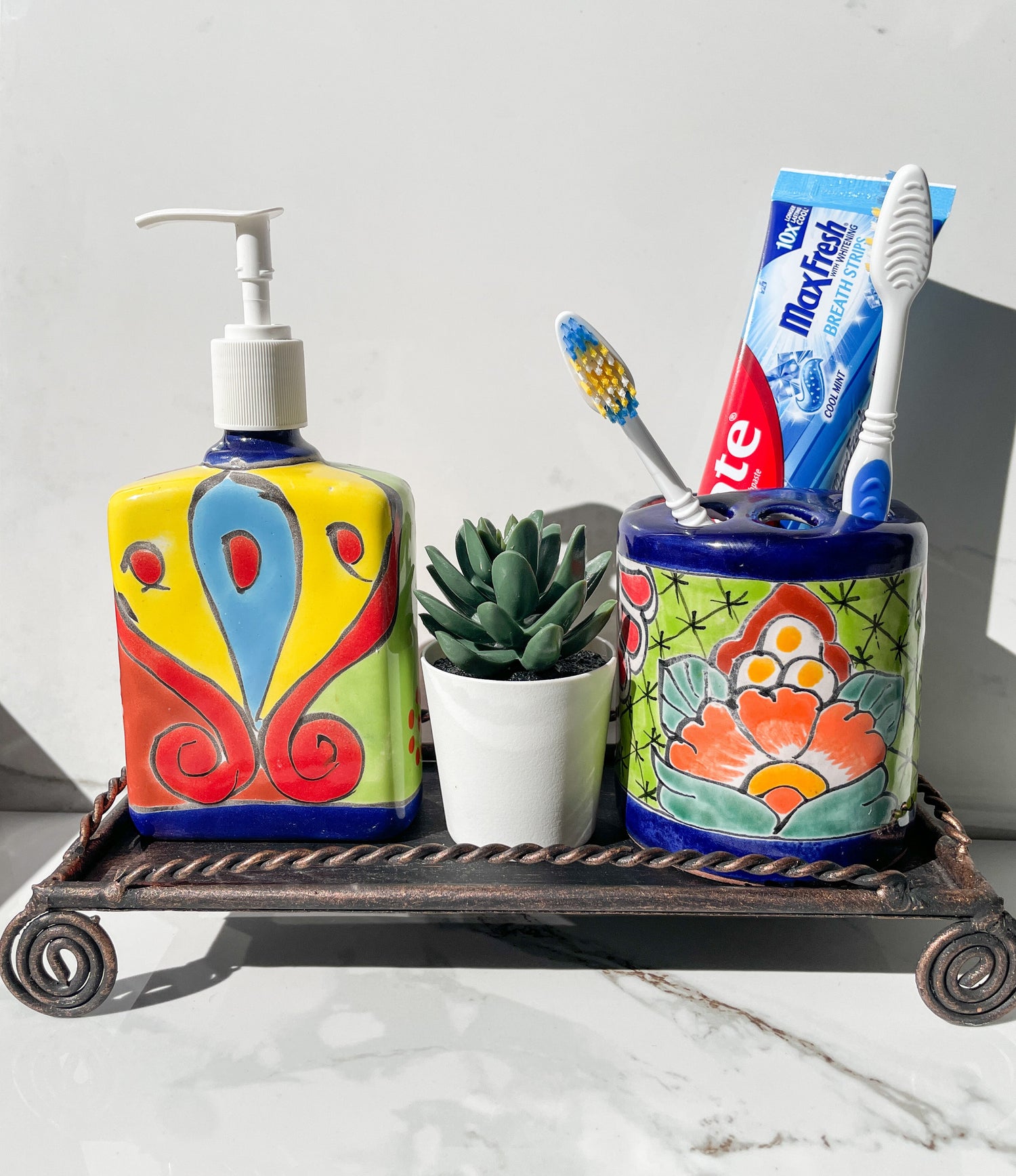 traditional Mexican home decor with vibrant and authentic pieces.
