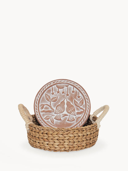 Bread Warmer & Basket Lovebirds - Tortillero