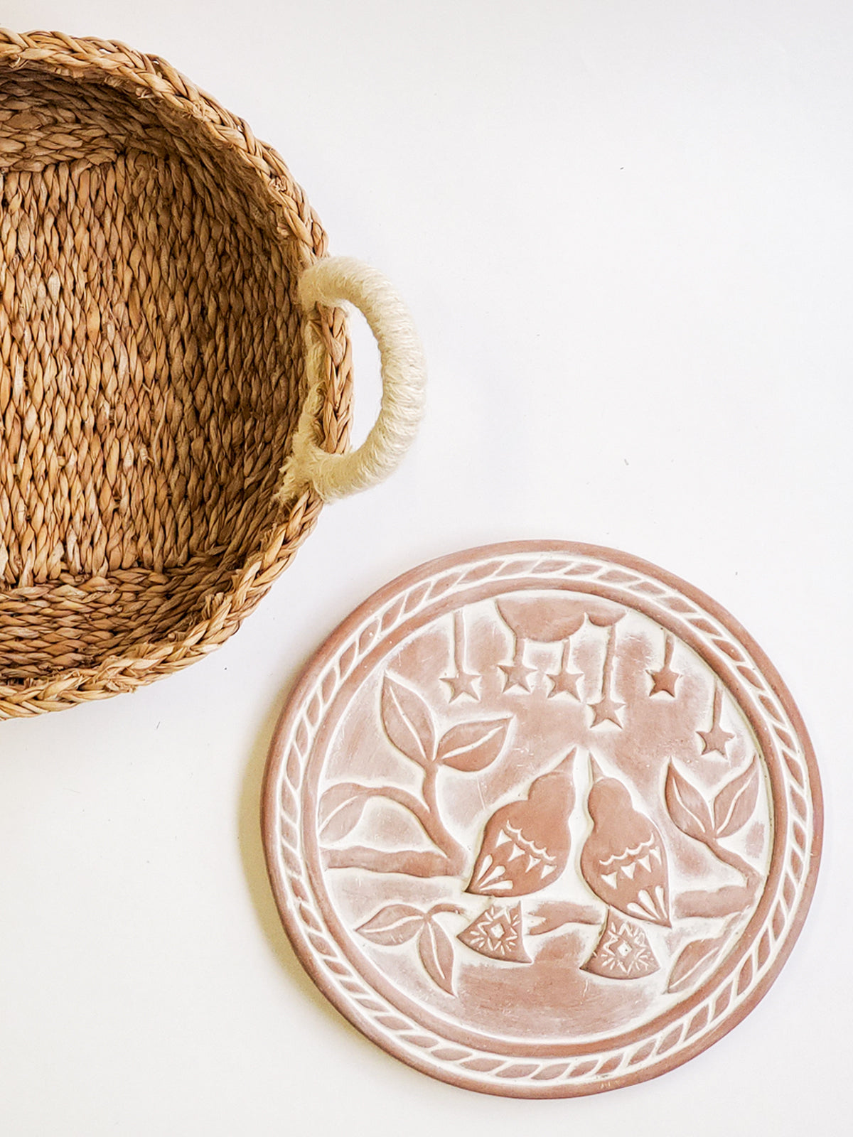 Bread Warmer & Basket Lovebirds - Tortillero