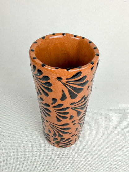 Brown Talavera Style Pitcher Set -  Juego Jarra Cafe