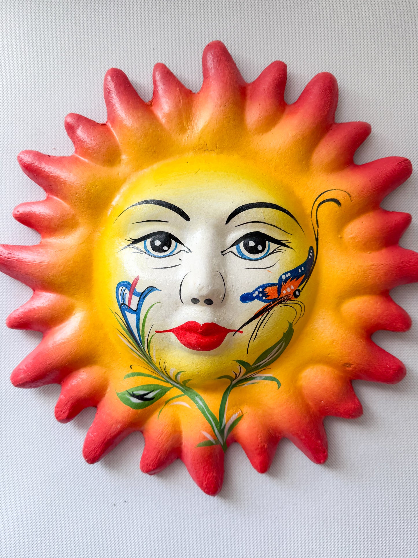 Mexican Sun And Moon Art Mexican Sun Art Wall Art Mexican Outdoor Wall Art Colorful Wall Art Mexican Wall Decor Mexican Home Decor