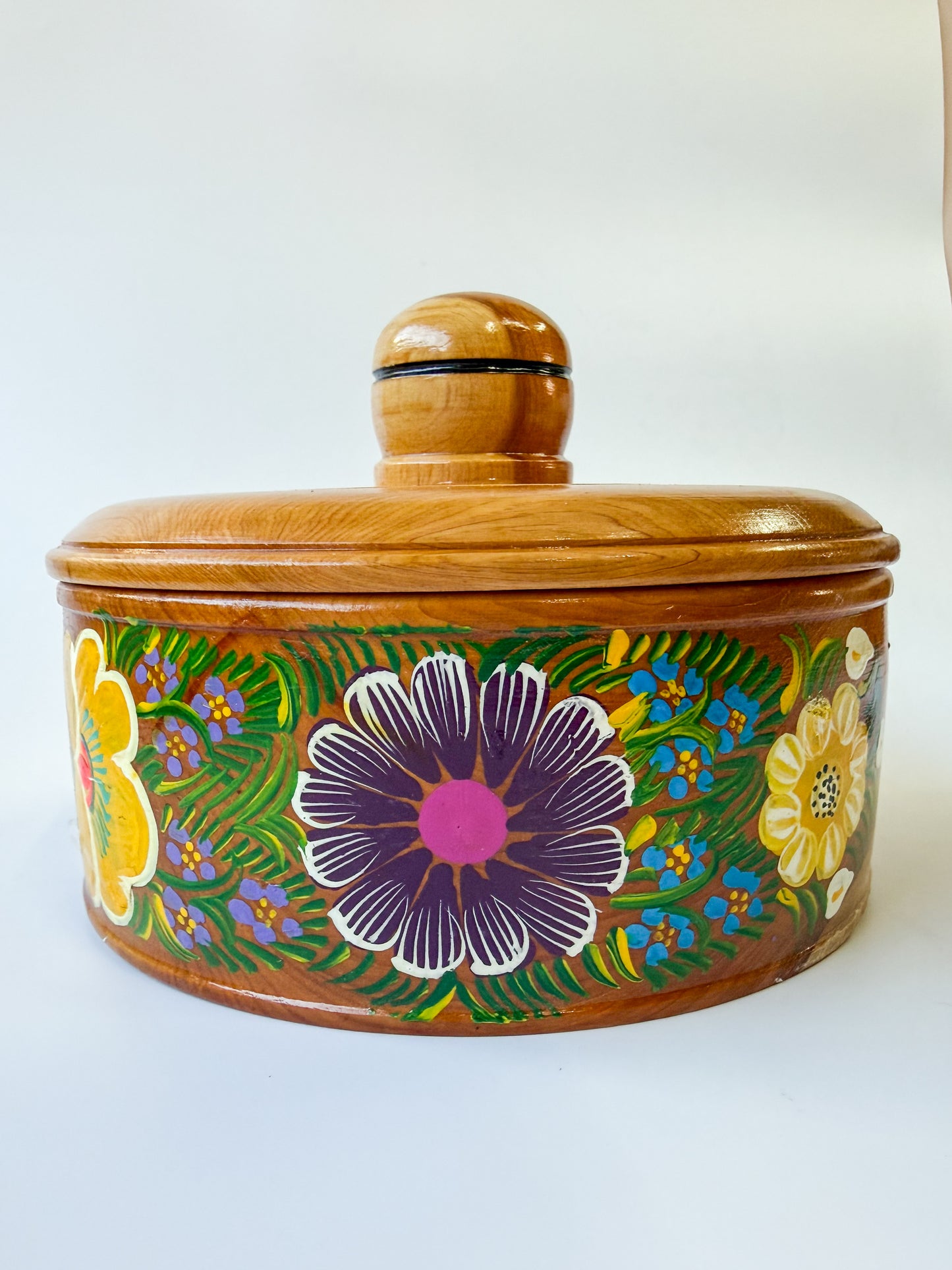 Mexican Tortilla Warmer Server Wood Tortilla Holder Tortillero de Madera