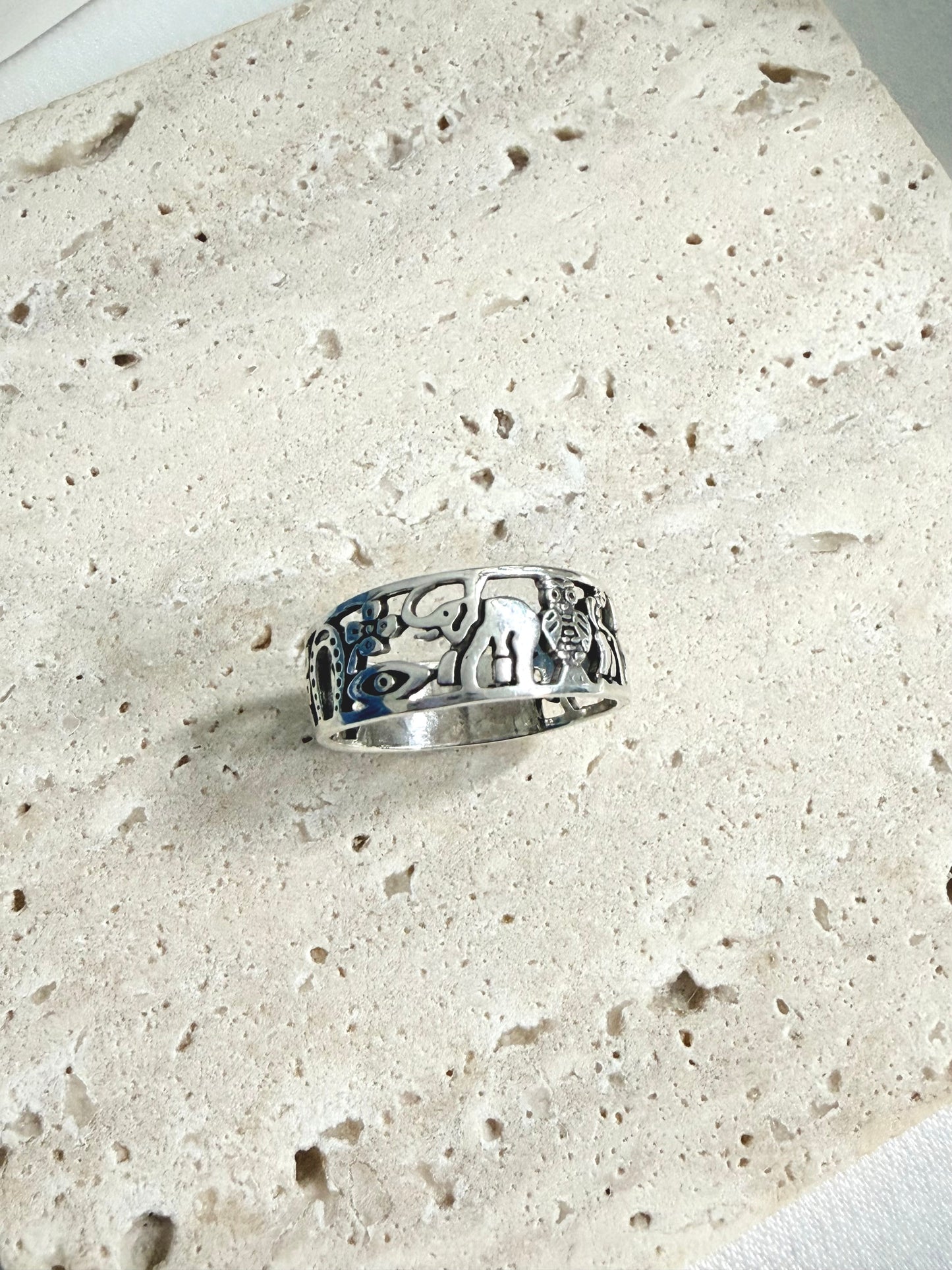 Silver 925 lucky charm ring - Anillo de la suerte plata 925 Mexico