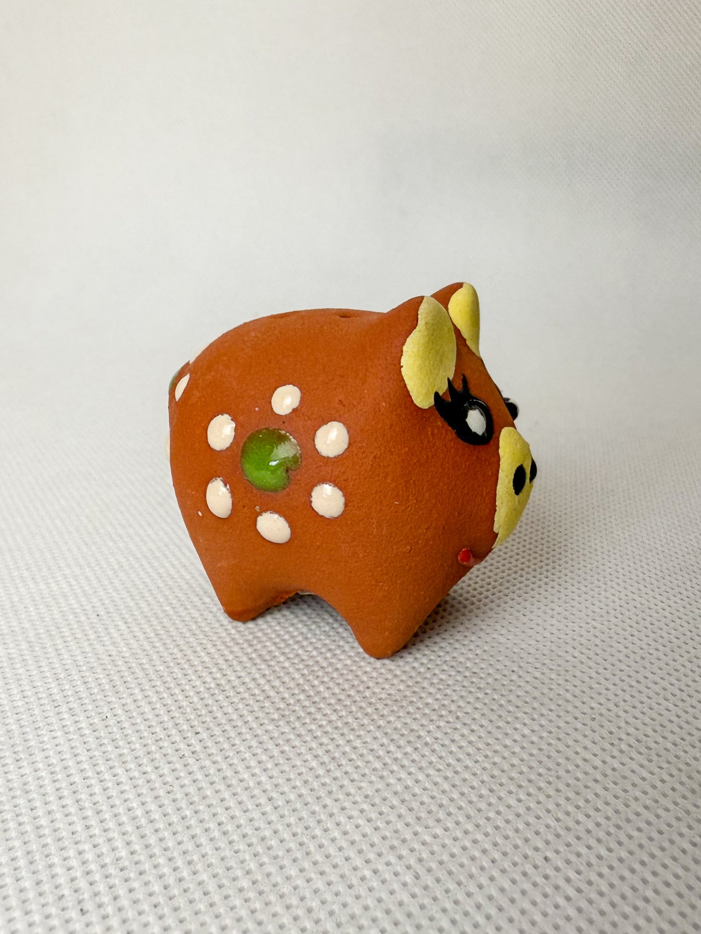 Michoacan Mexican Clay Salt And Pepper Marranitos Shakers Piggies Puerquitos Set of 2