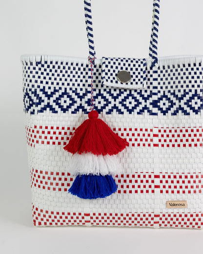 Red, White and Blue Cascade Tassel