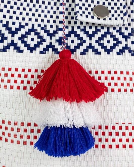 Red, White and Blue Cascade Tassel