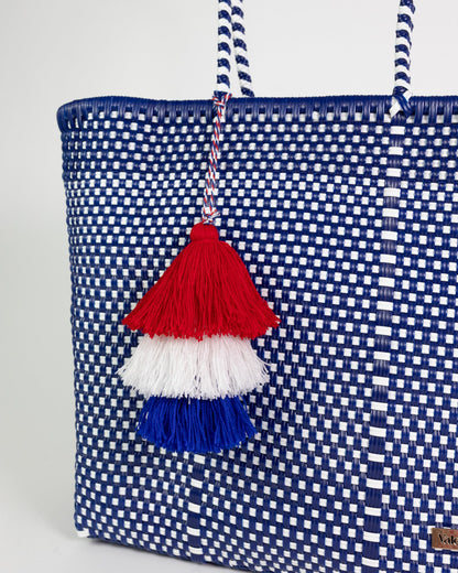 Red, White and Blue Cascade Tassel