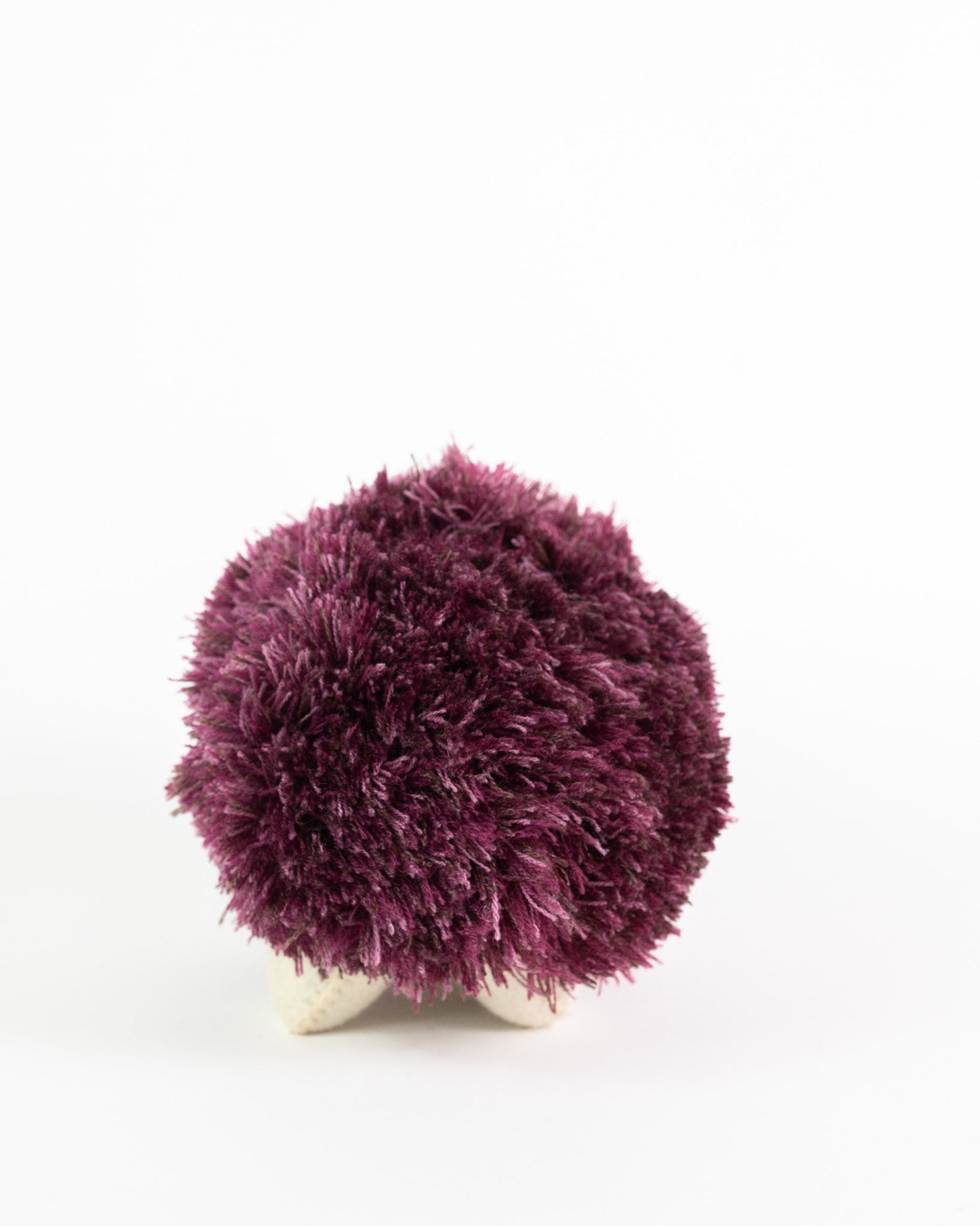 Plum Berry Handmade Plush Stuffed Hedgehog