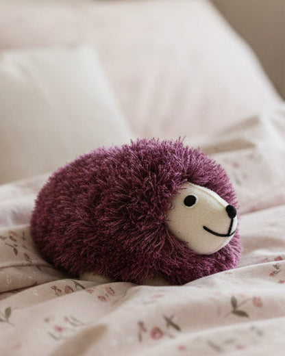 Plum Berry Handmade Plush Stuffed Hedgehog