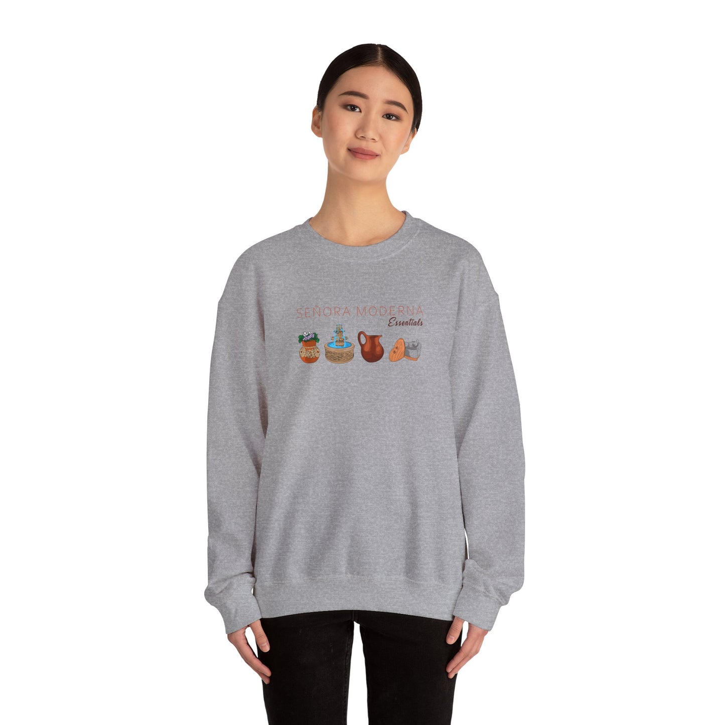 Crewneck Sweatshirt — Señora Moderna Olla Barro