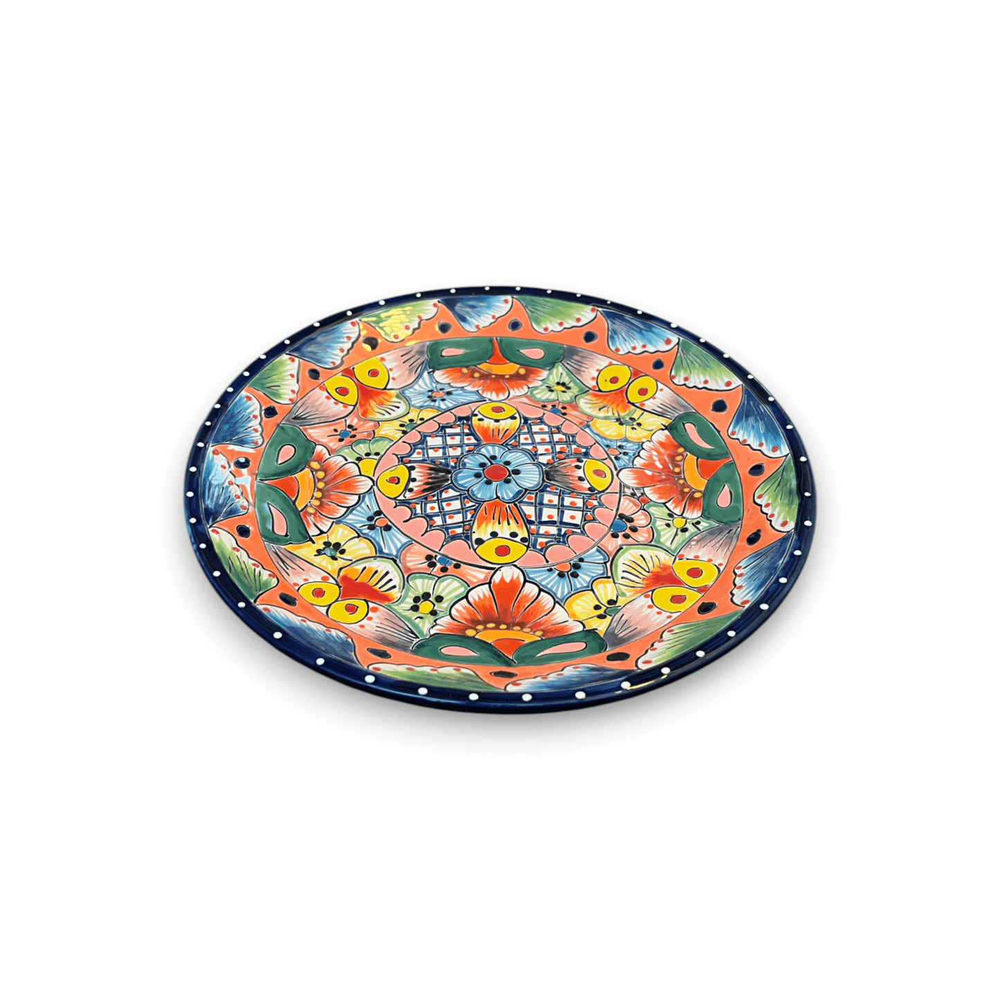 11.5" Talavera Dinner Plate | Vibrant Mexican Dinnerware