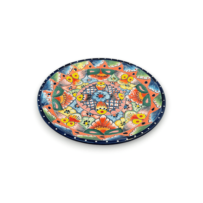 11.5" Talavera Dinner Plate | Vibrant Mexican Dinnerware