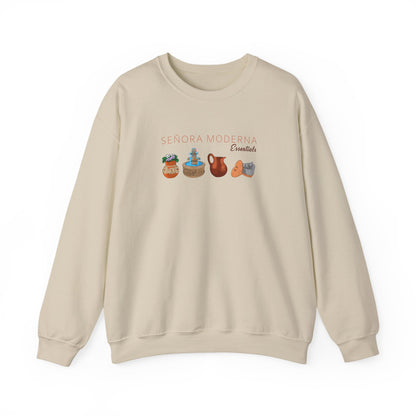 Crewneck Sweatshirt — Señora Moderna Olla Barro
