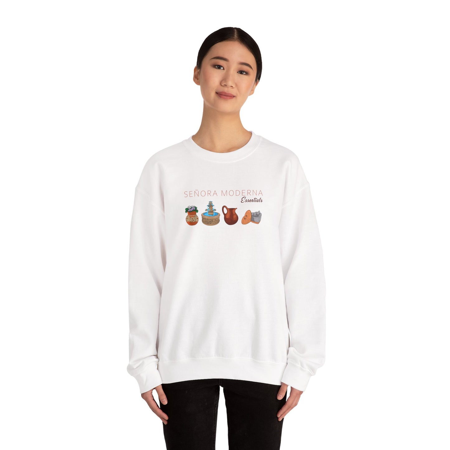 Crewneck Sweatshirt — Señora Moderna Olla Barro