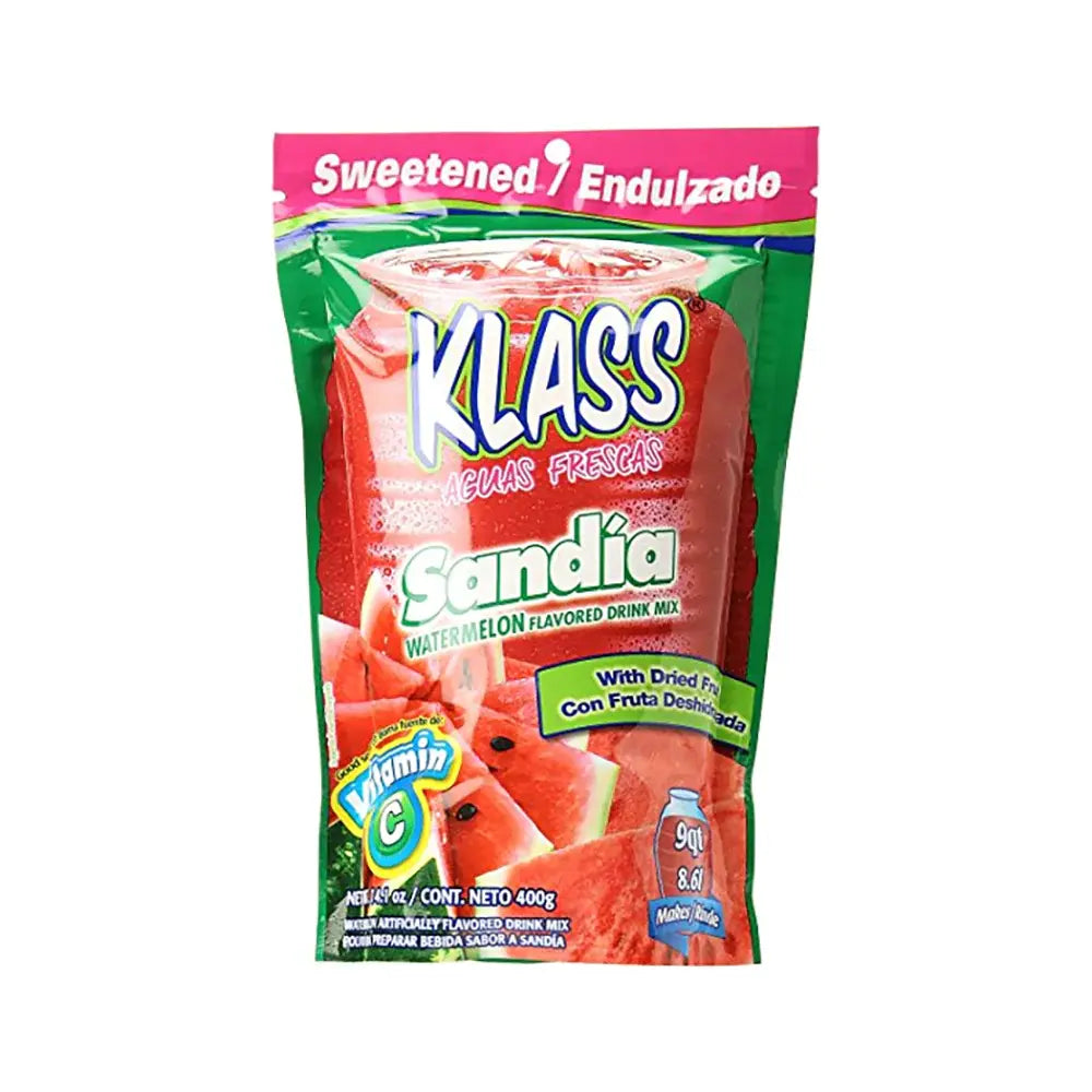 Klass Listo Sandia Drink Mix Powder 14.1 oz-  Units Per Case: 18
