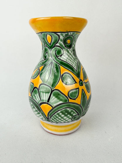 Talavera Flower Vase 10 Inch Flower Vase Mexican Vase Tall Flower Vase Centerpiece