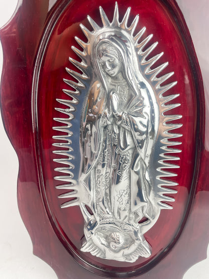 Virgen de Guadalupe Frame 17" Wood Frame Our Lady of Guadalupe