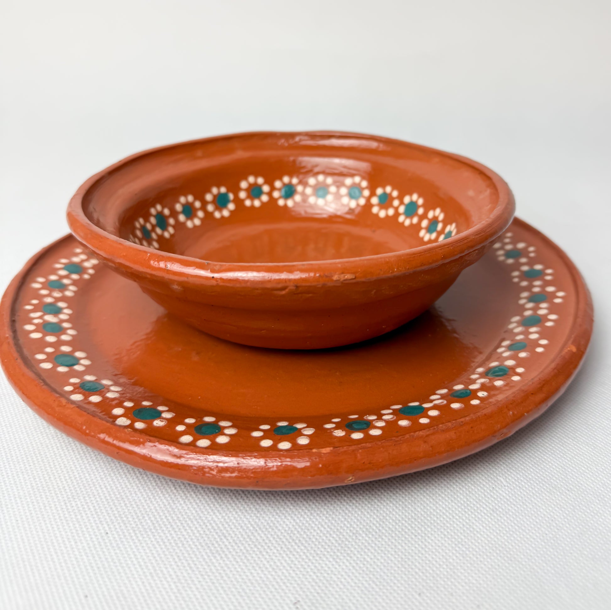 Tonala Mexican Clay Bowl Set of Traditional Clay Bowls Plato