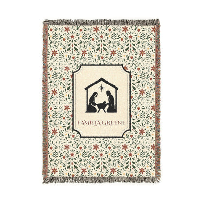 Christmas Blanket Customized Navidad Cobija Talavera