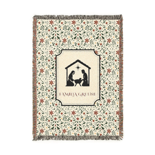 Christmas Blanket Customized Navidad Cobija Talavera