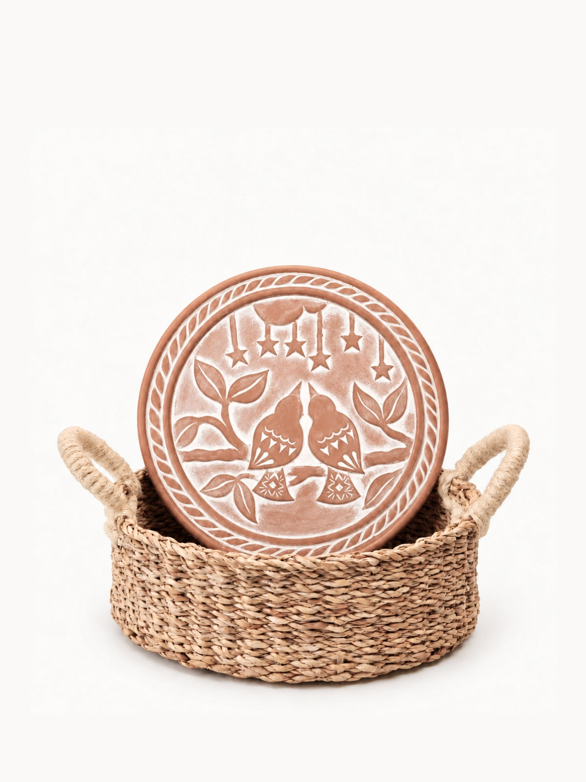 Tortilla Warmer & Basket Lovebirds - Tortillero