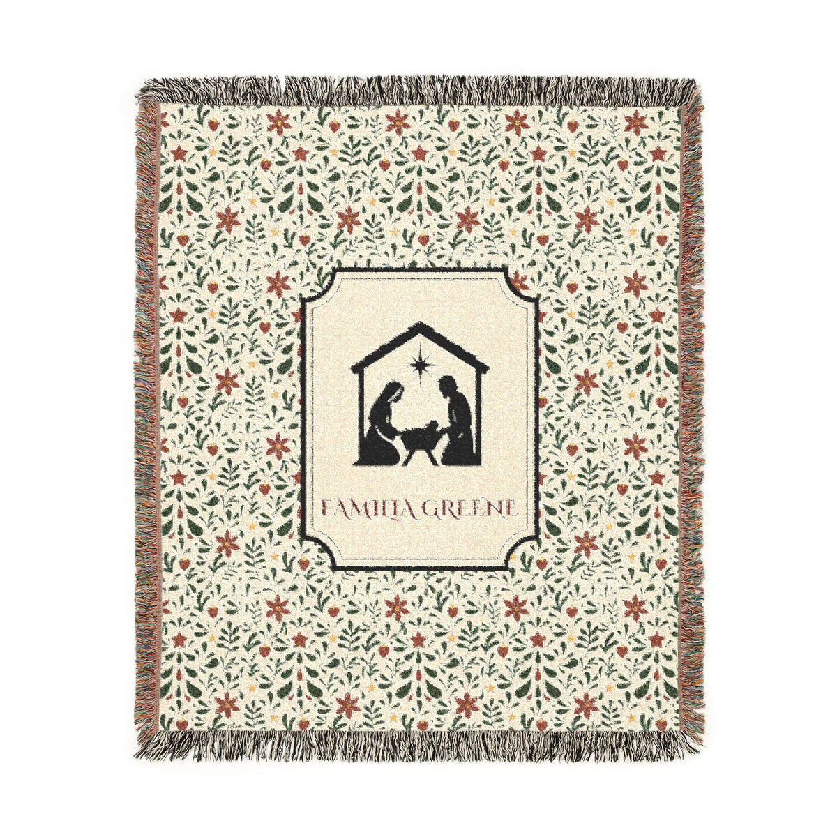 Christmas Blanket Customized Navidad Cobija Talavera