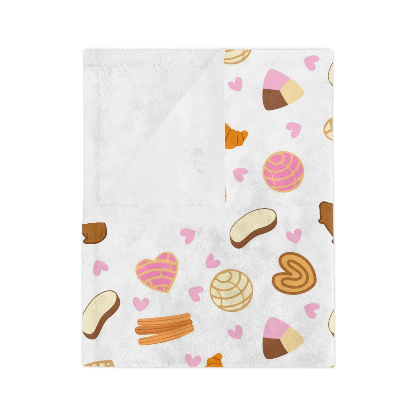 Pan dulce Blanket for Mexican family or Mexican friends. Mexican bread throw blanket for baker.
