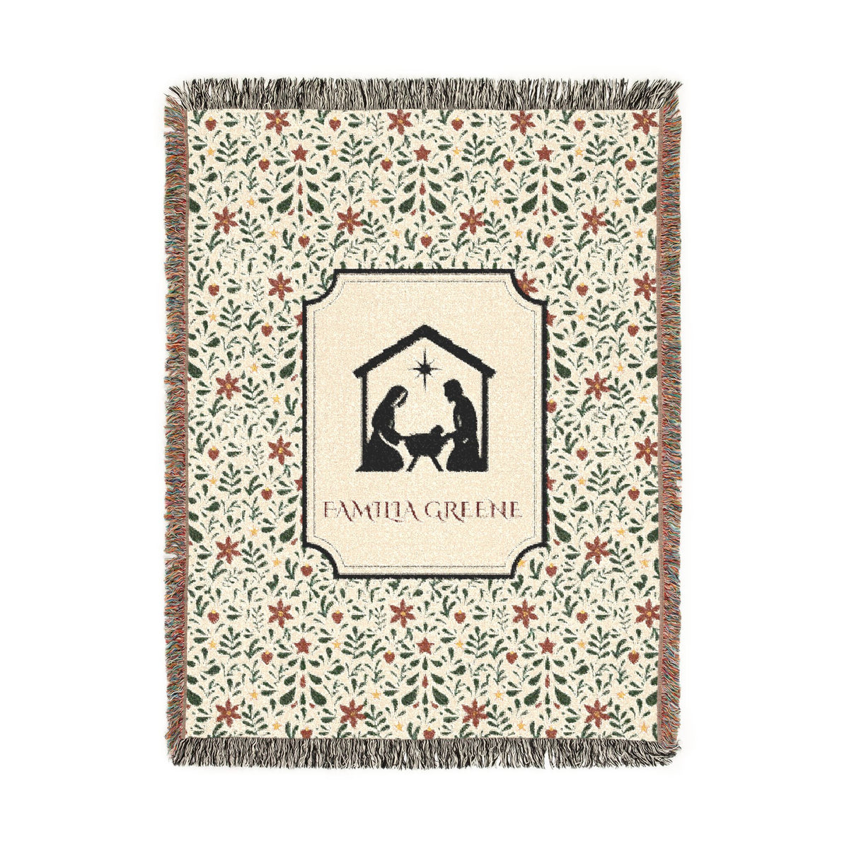 Christmas Blanket Customized Navidad Cobija Talavera