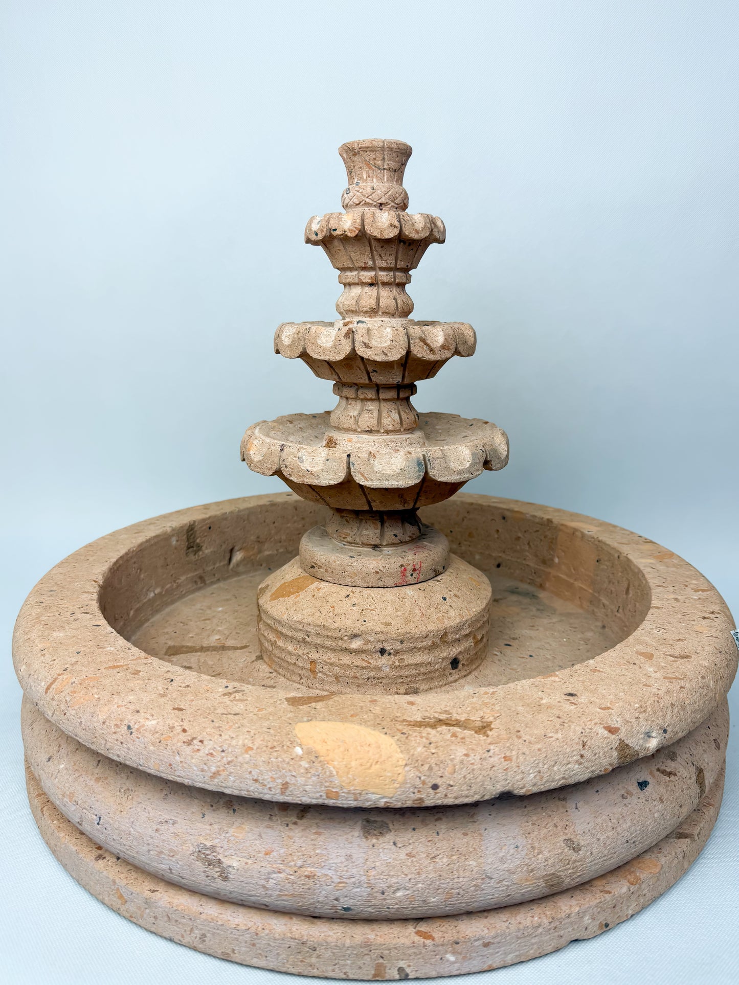 Sandstone Water Fountain Tier Outdoor DISCOUNTED