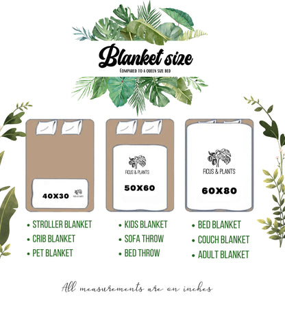 Sacred Hearts Printed Throw Blanket -  Cobija Corazones