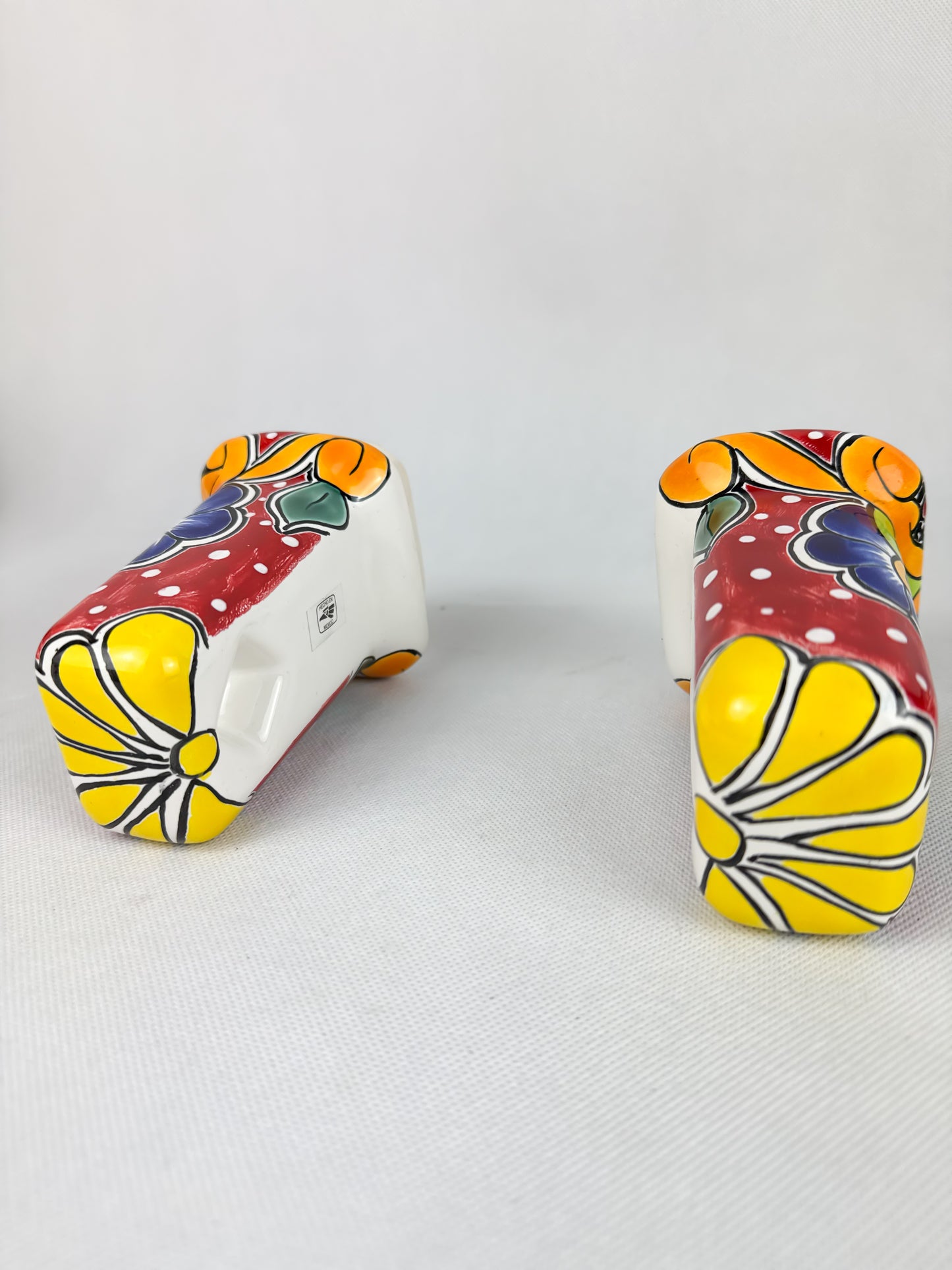 Talavera Bathroom Hardware Set 8pc Wall Mounted Colorful Set de Baño