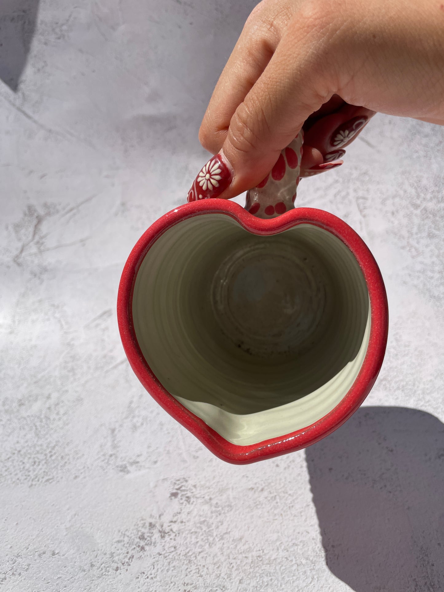 Talavera Heart shaped Mug Talavera Coffee Mug