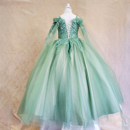 K2023- Children's clothing quinceanera dress