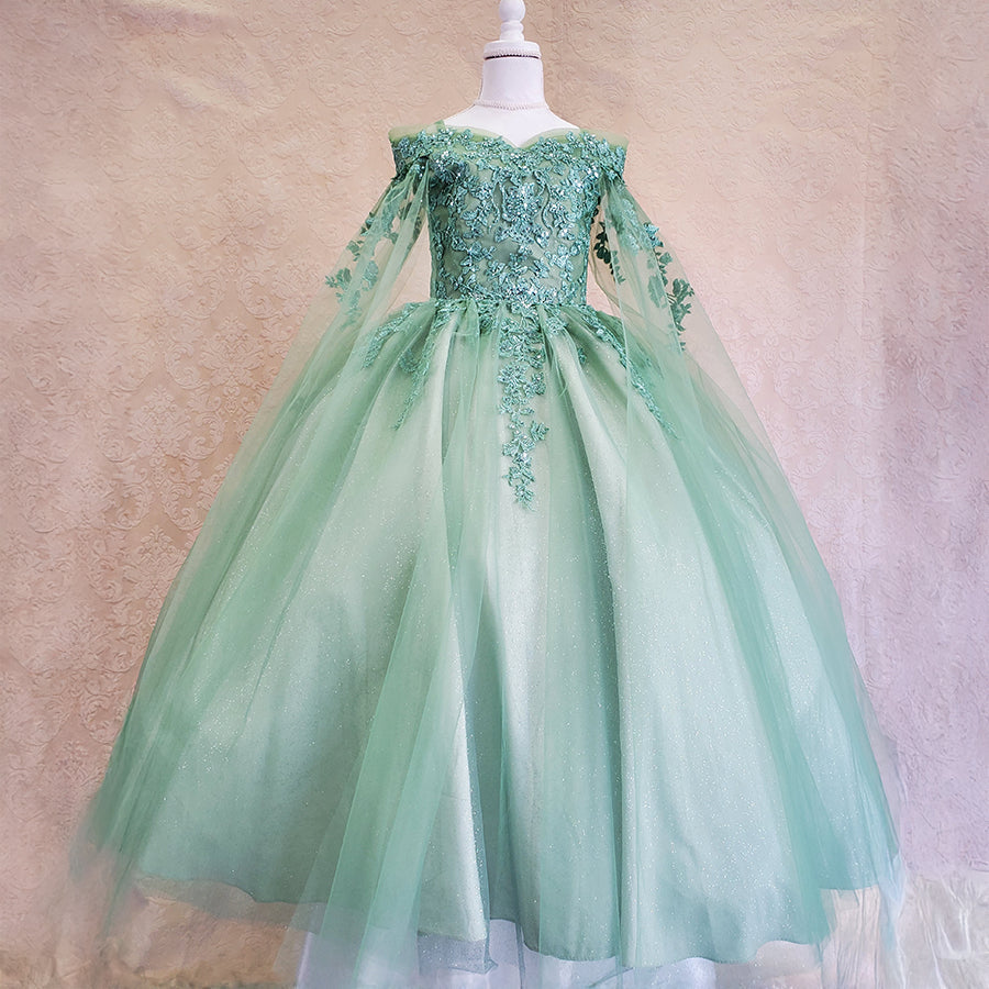 K2023- Children's clothing quinceanera dress