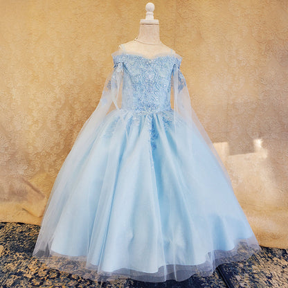 K2023- Children's clothing quinceanera dress
