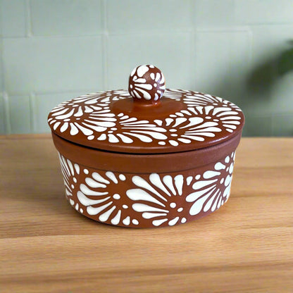 Talavera Tortilla Warmer Terracotta - Tortillero