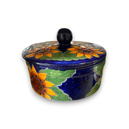 Talavera Tortilla Warmer Sunflower - Tortillero Girasol