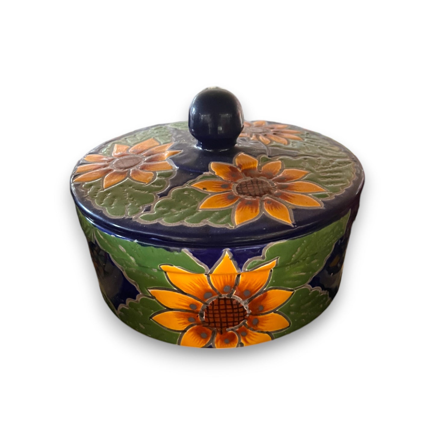 Talavera Tortilla Warmer Sunflower - Tortillero Girasol