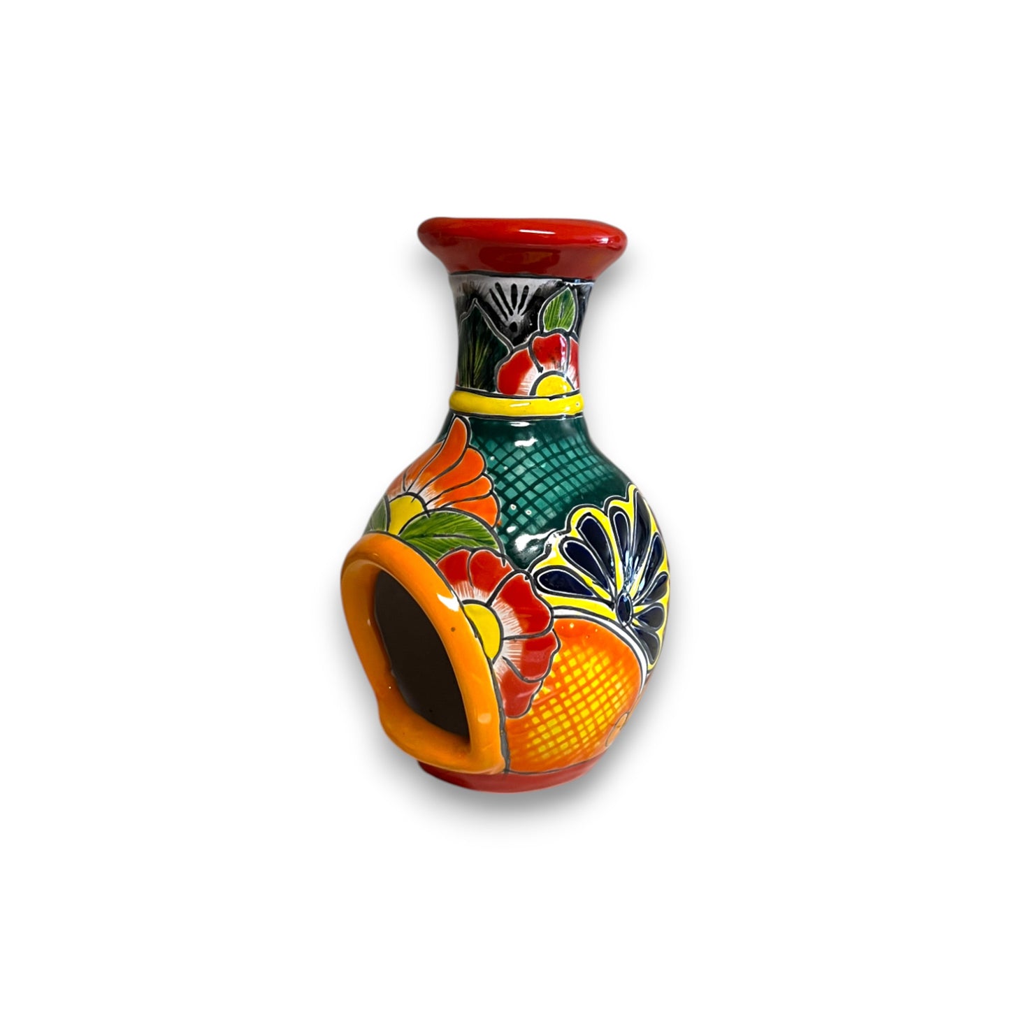 Handmade Talavera Chimney | Vibrant Mexican Ceramic Decor